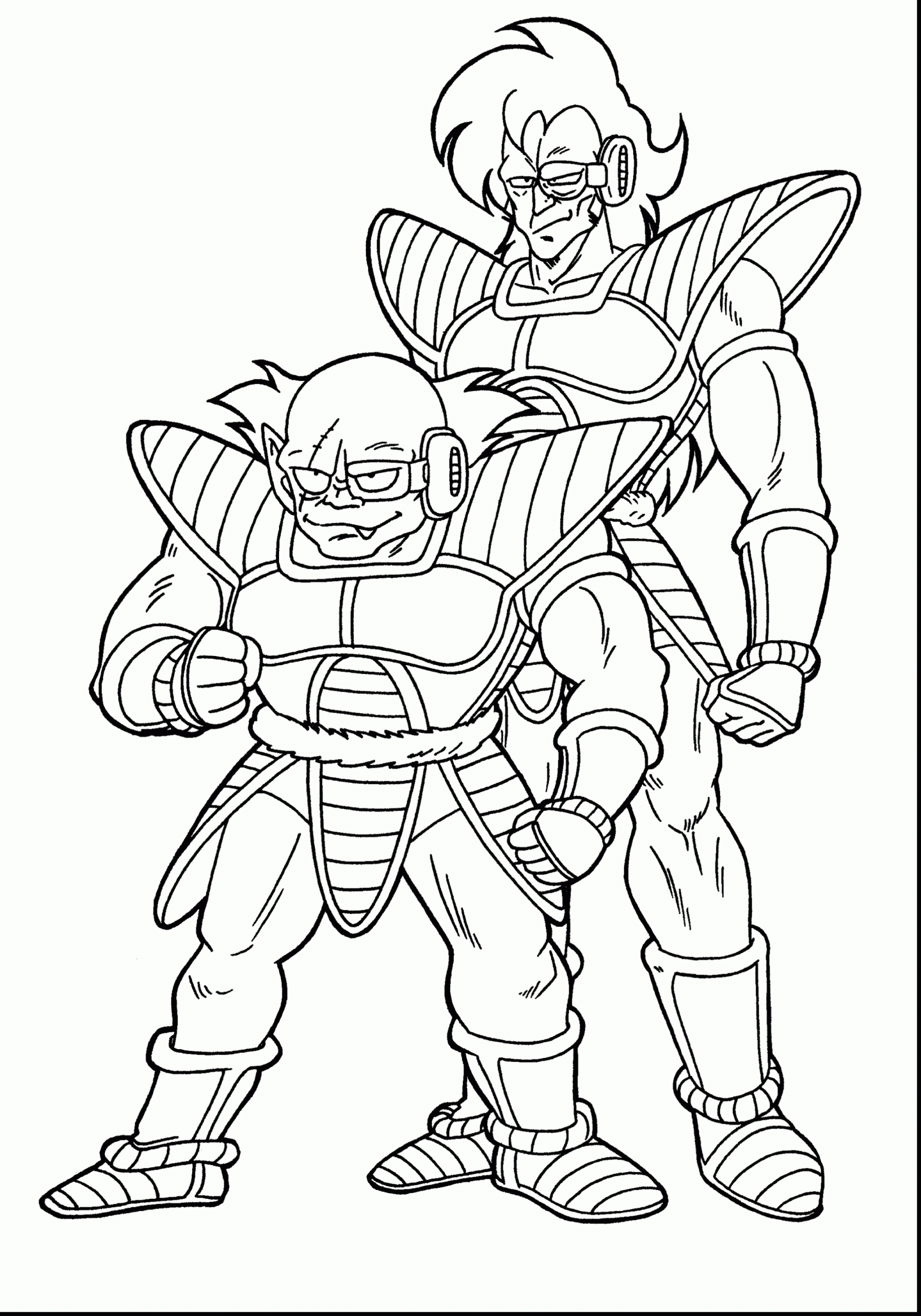 Saiyajin - Dragon Ball Z Kids Coloring Pages à Dragon Ball Z Coloriage