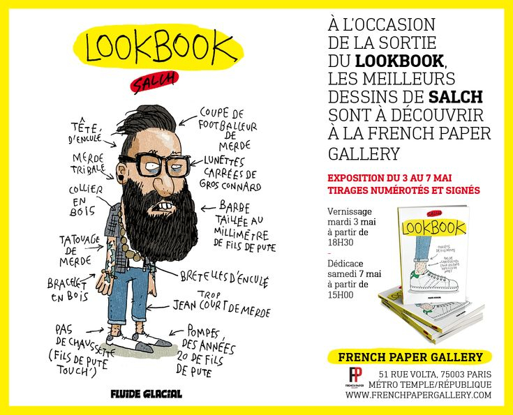 Salch : &amp;quot;J&amp;#039;Ai Dessiné Un Hipster À Barbe Et Tatouages pour J&amp;#039;Ai Dessiné Un Monstre Affreux,