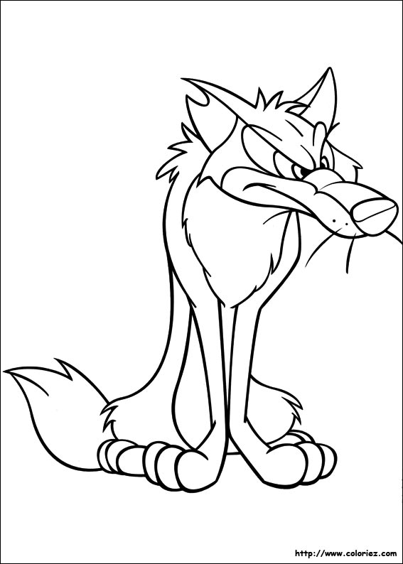 Sélection De Coloriage Loup À Imprimer Sur Laguerche concernant Coloriage Lou^p