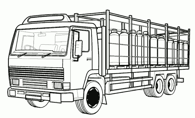 Sélection De Dessins De Coloriage Camion À Imprimer Sur concernant Coloriage À Imprimer Travaux Publics