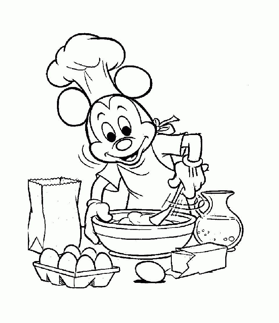 Sélection De Dessins De Coloriage Cuisinier À Imprimer Sur avec Un Coloriage De