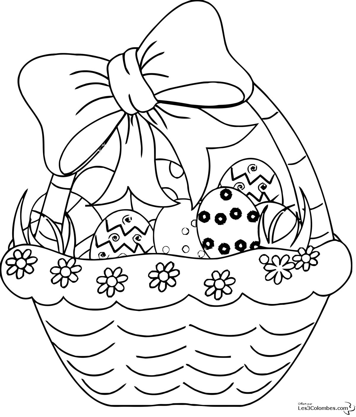 Sélection De Dessins De Coloriage Pâques À Imprimer Sur tout Coloriage À Faire,