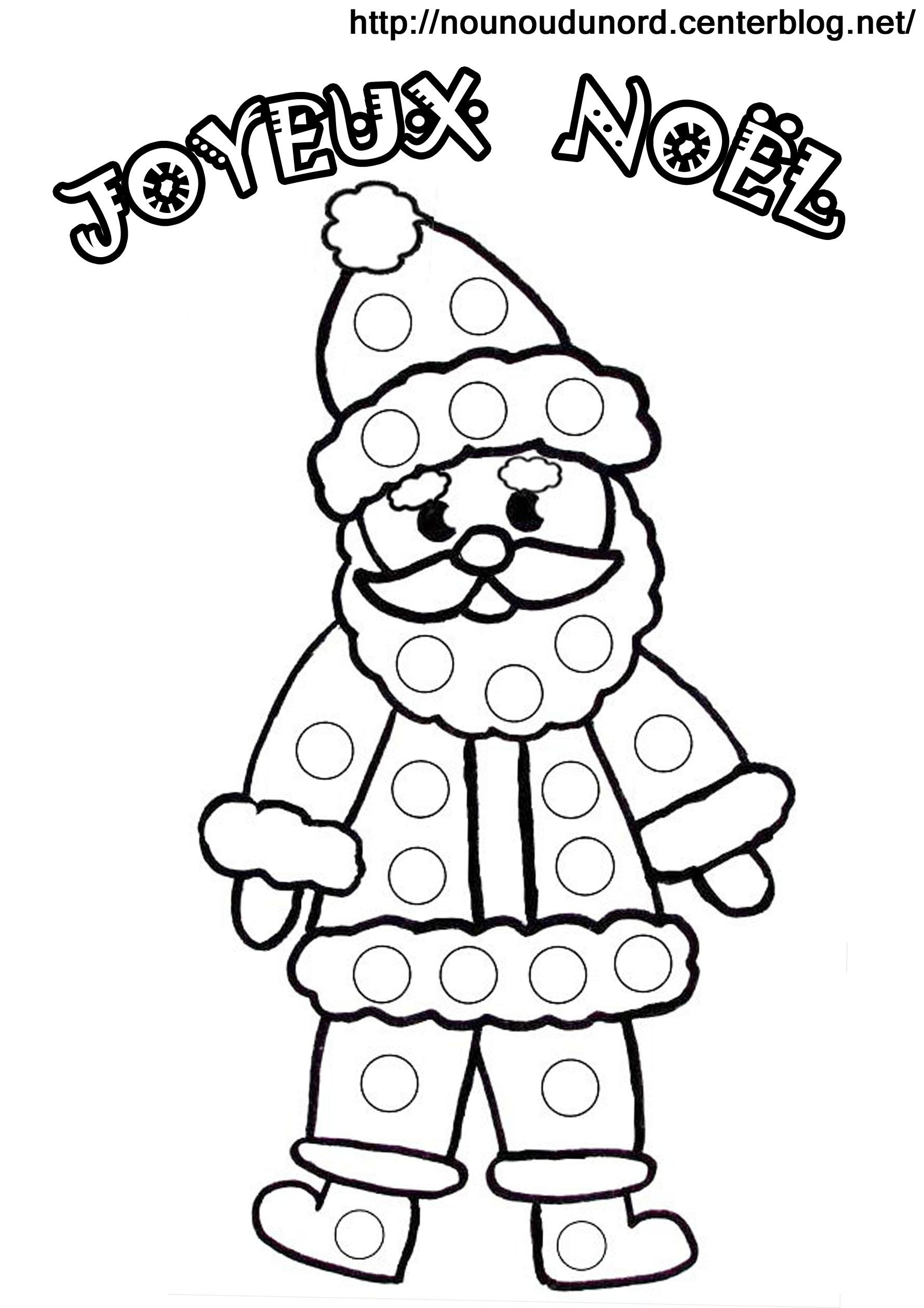 Sélection De Dessins De Coloriage Père Noël À Imprimer Sur dedans Imprimer Des Dessins À Colorier