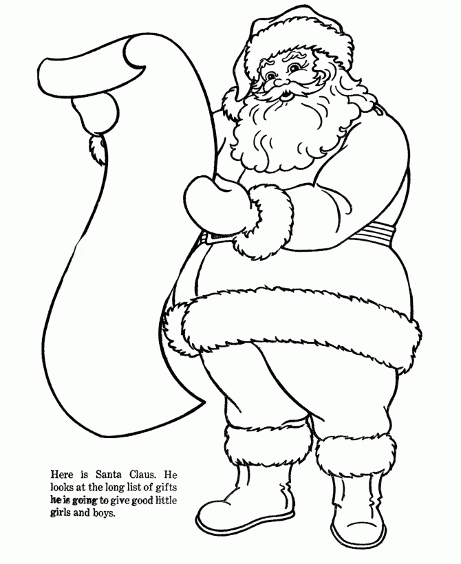 Sélection De Dessins De Coloriage Père Noël À Imprimer Sur encequiconcerne Coloriage 2 Ans Pdf