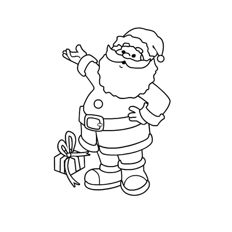 Sélection De Dessins De Coloriage Père Noël À Imprimer Sur intérieur Coloriage 3 Ans À Imprimer Gratuit Pdf