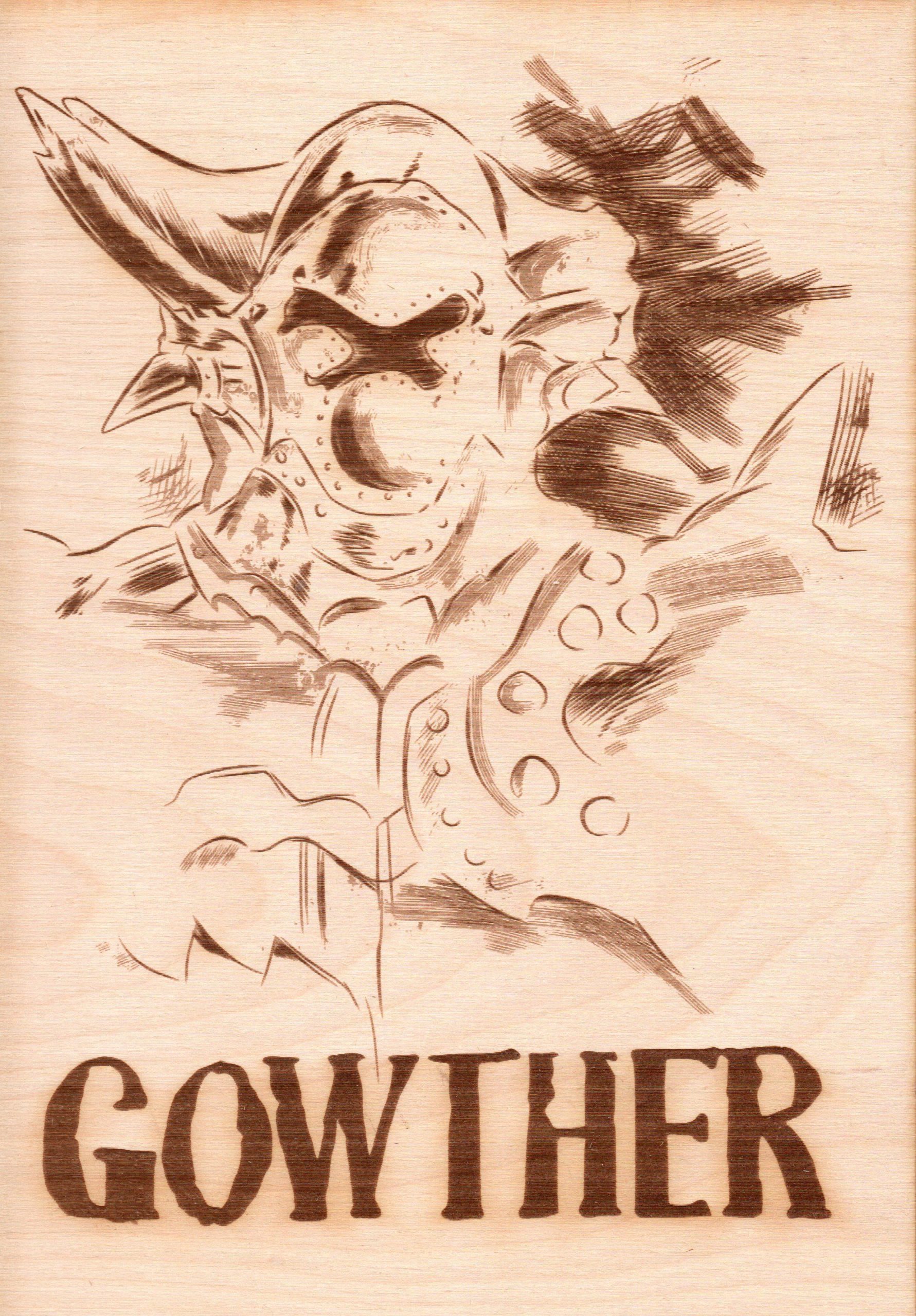 Seven Deadly Sins - Gowther Wooden Wanted Poster | Seven dedans Coloriage Des Seven Deadly Sins