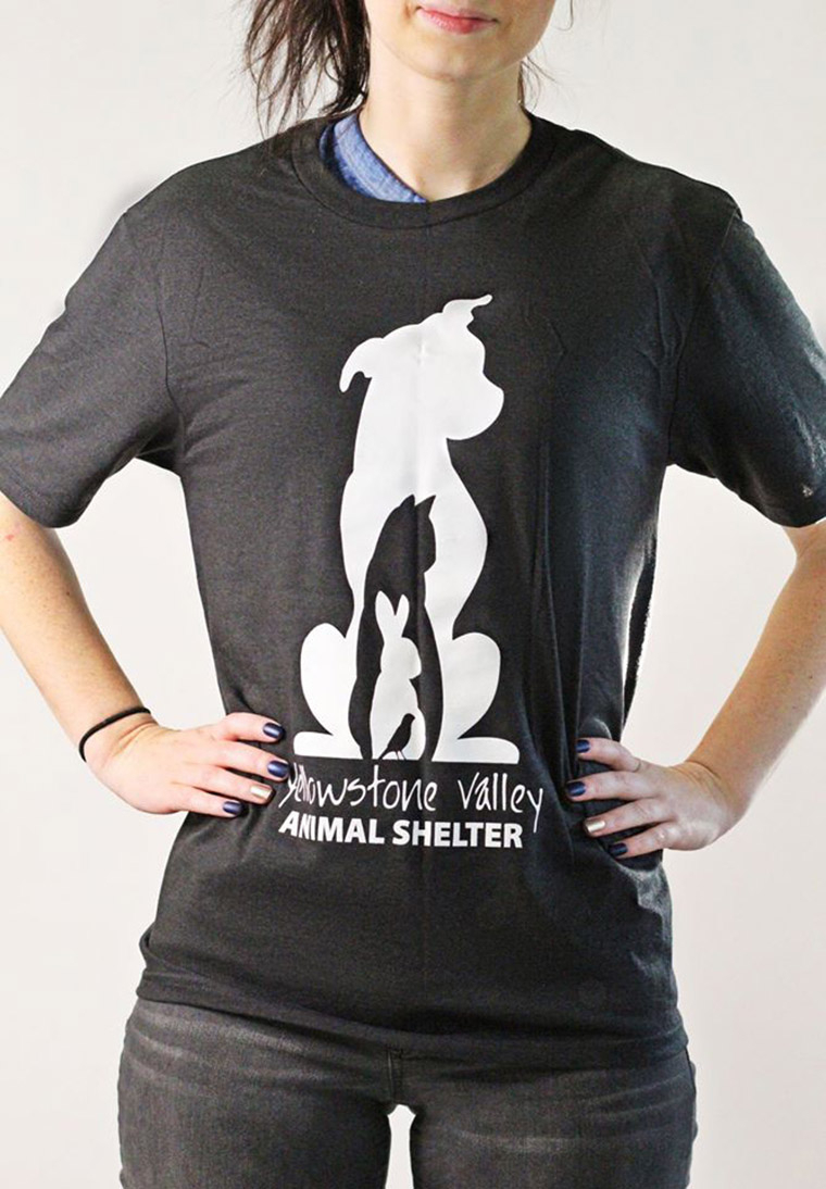 Silhouette T-Shirt - Yellowstone Valley Animal Shelter tout Coloriage T Shirt Dessin