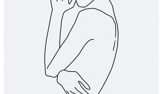 Sketch 67 Line Art Print Lignes Minimalistes Du Corps De pour Dessin Corps Simple