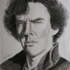 Sketch- Benedict Cumberbatch Pencils Used- Derwent 2B,4B serapportantà Dessin Visage Realiste,