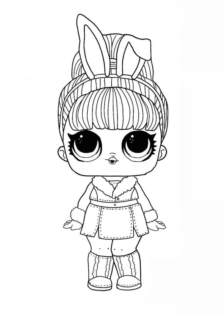 Snow Bunny | Poupées Lol, Coloriage, Licorne À Colorier destiné O Coloriage