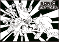 Sonic Booms Cloud - Free Coloring Pages intérieur Coloriage Sonic