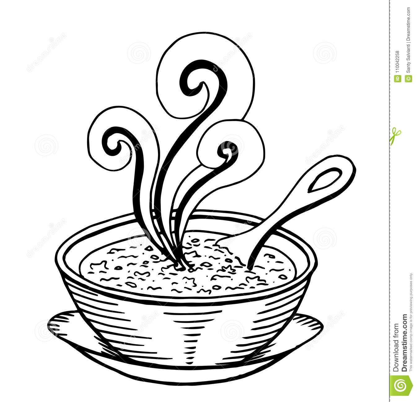 Soup Bowl Cartoon Character | Cartoondealer #38034777 dedans Coloriage Dessin Bol
