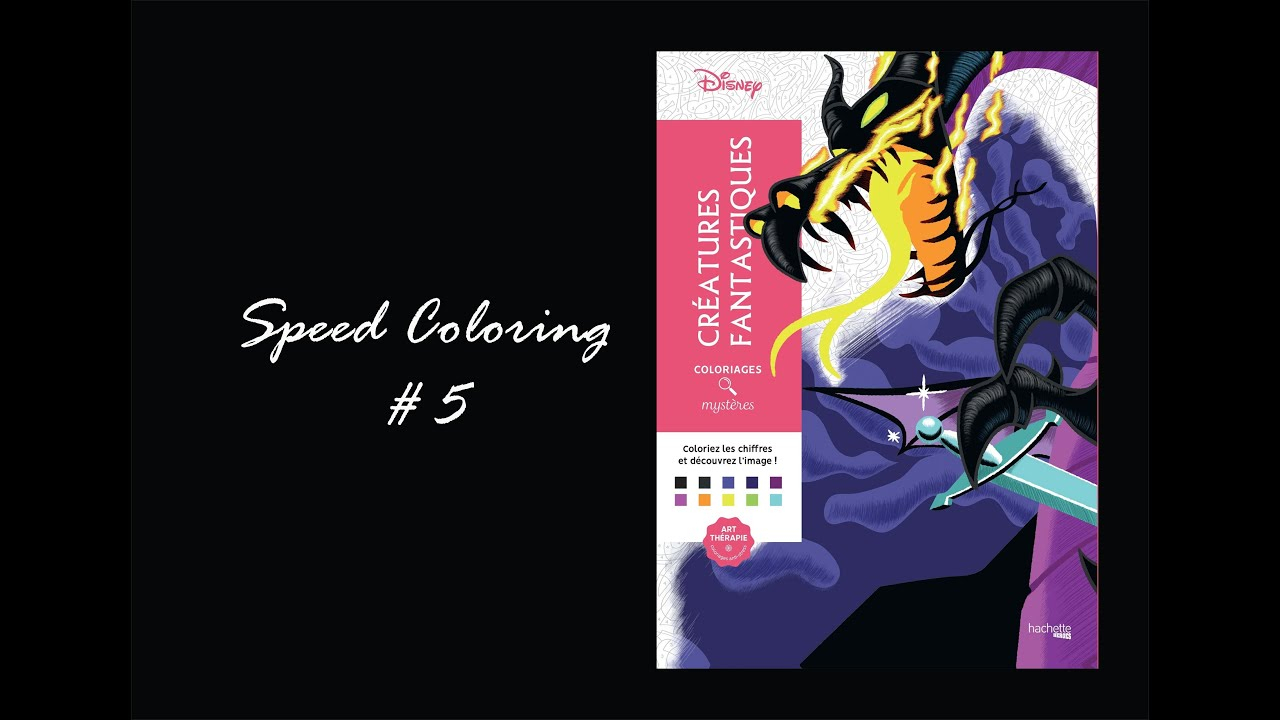 Speed Coloring # 5 Coloriage Mystère Disney Tome avec Coloriage Mystere Tome 6,