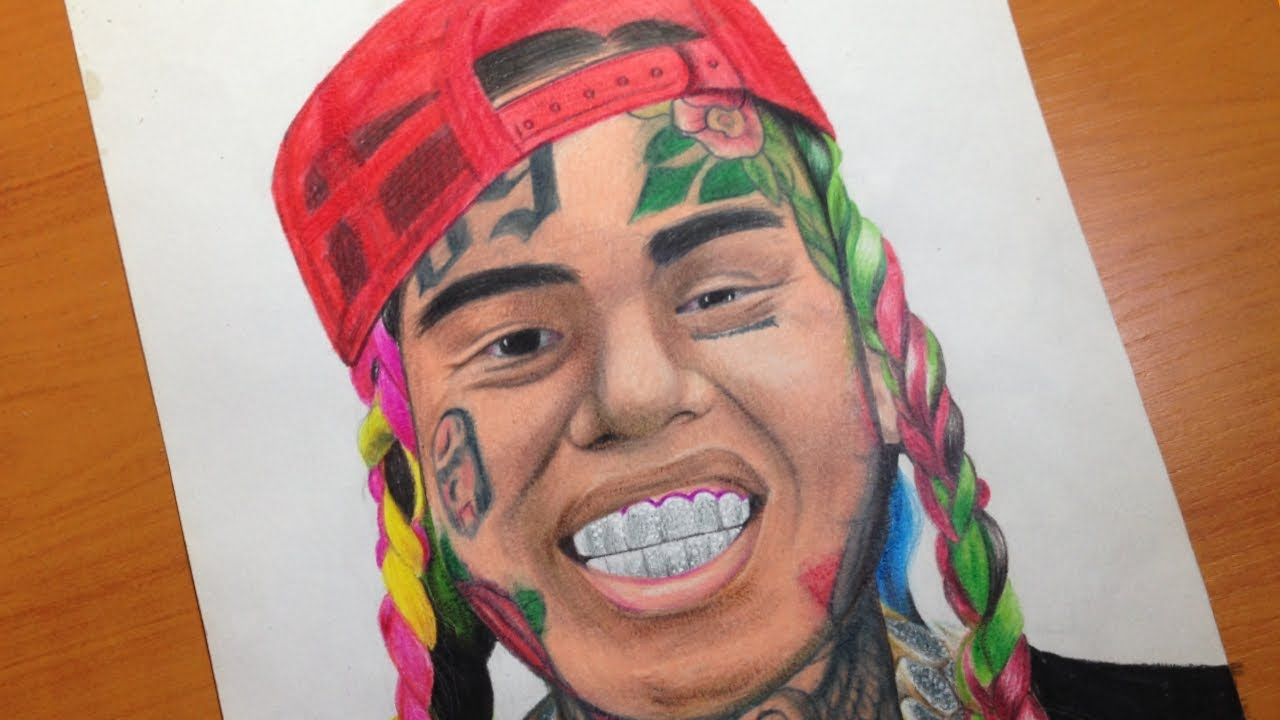 Speed Drawing: Tekashi 6Ix9Ine (Faber-Castell Scholar destiné Dessin 6Ix9Ine