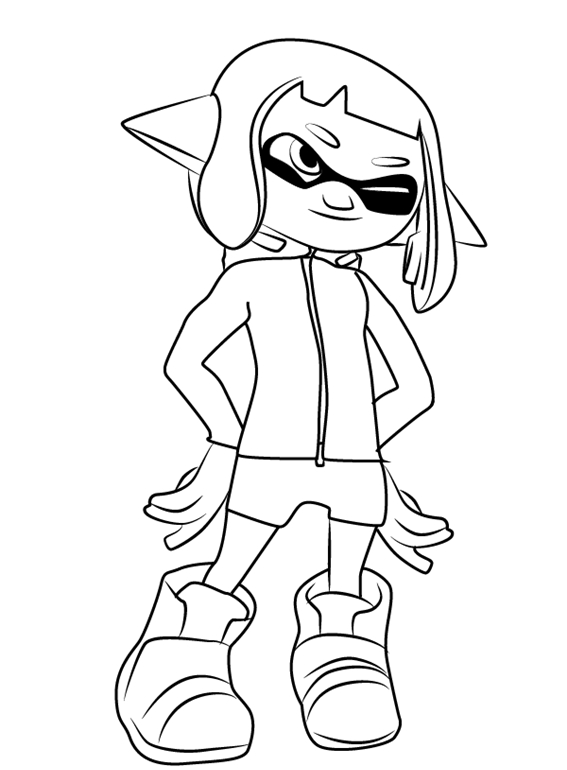 Splatoon Coloring Pages - Best Coloring Pages For Kids dedans Coloriage Squid Game,