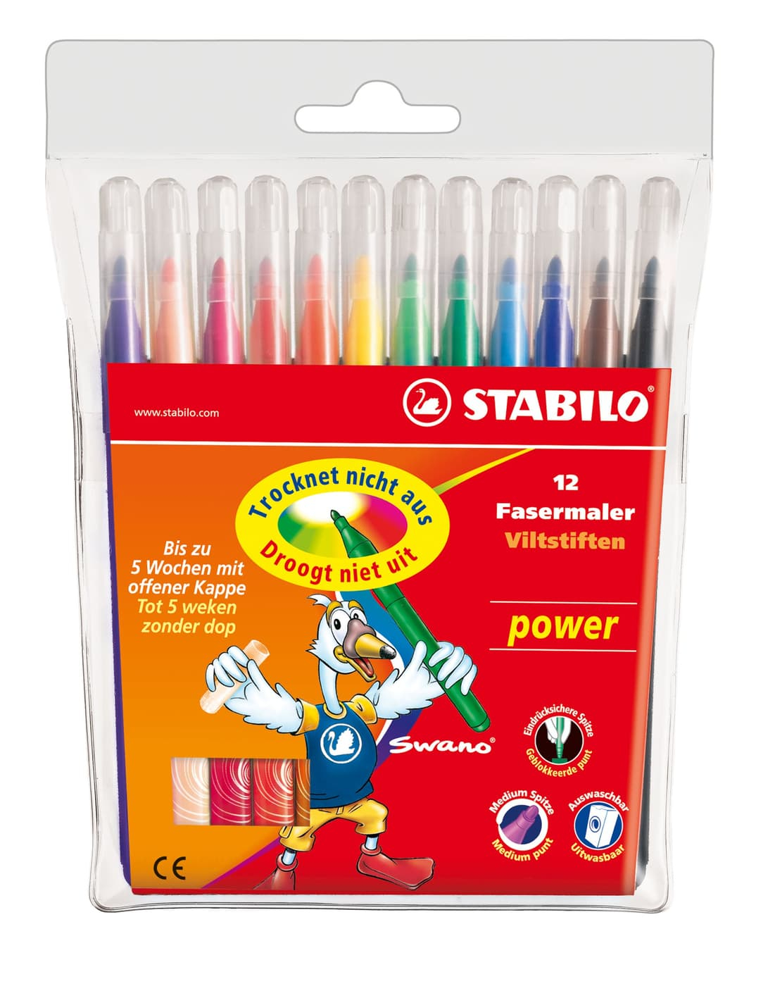 Stabilo Feutre De Coloriage Stabilo Power | Migros serapportantà Coloriage Feutre,