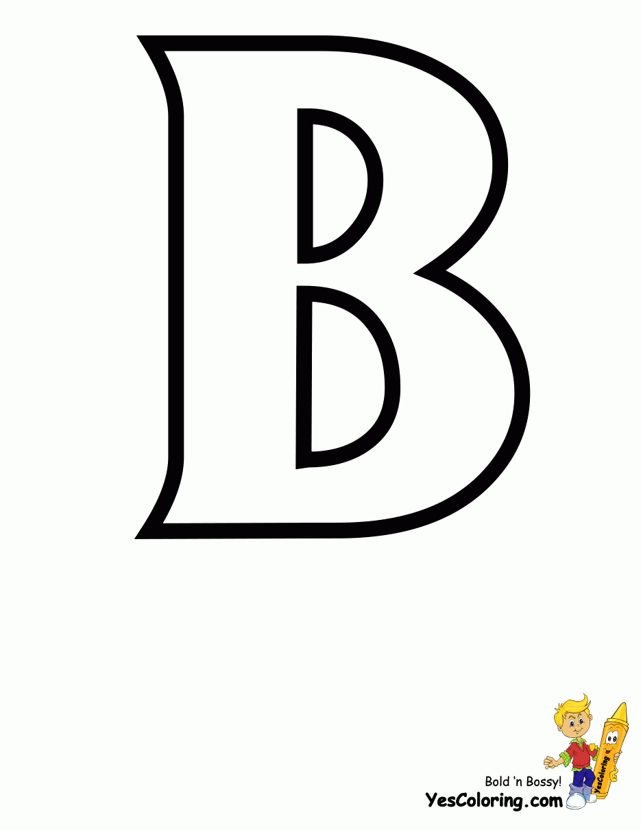 Standard Letter Printables | Free | Alphabet Coloring Page concernant Lettre B Dessin