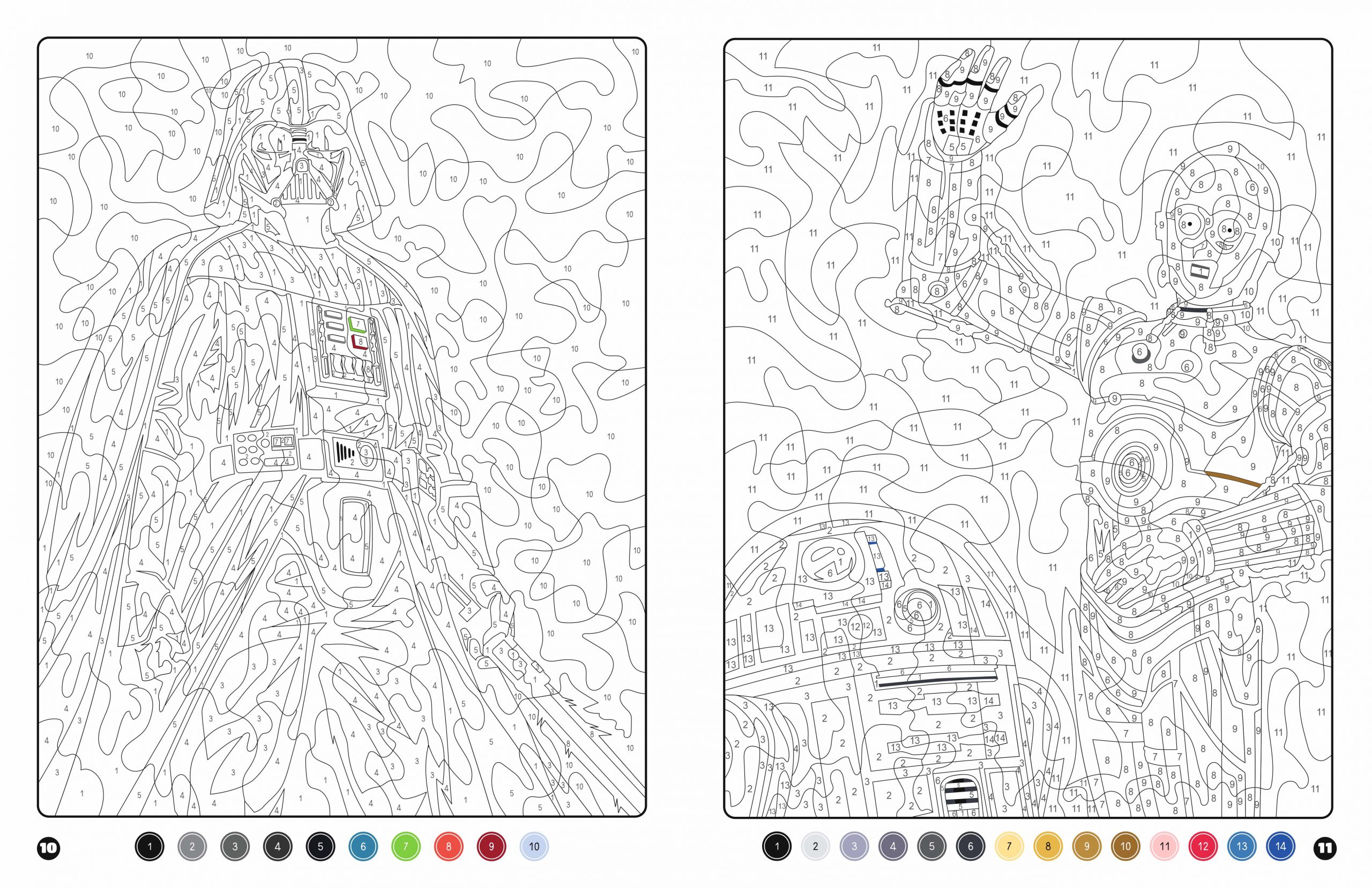 Star Wars - Coloriages Magiques - Mystères | Hachette.fr concernant Coloriages Mystères,