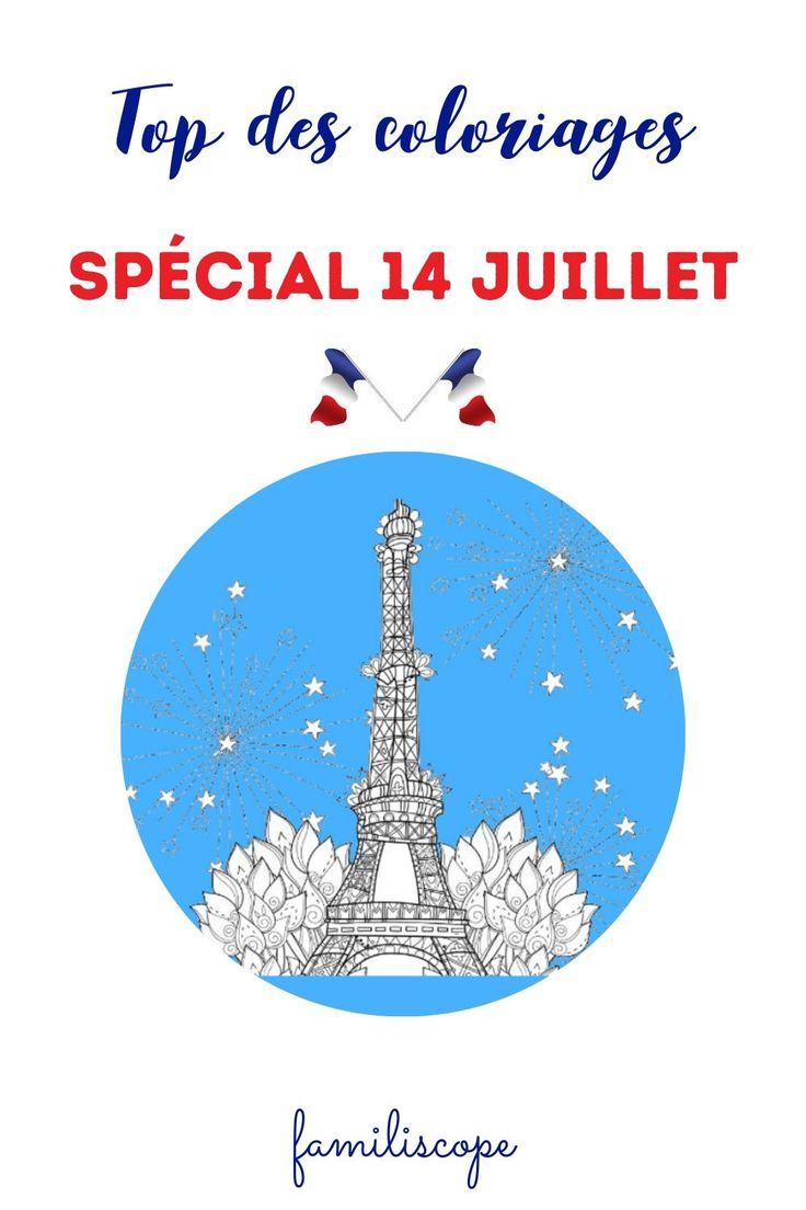 Super Coloriages Pour La Fête Nationale | Coloriage tout Dessin 14 Juillet