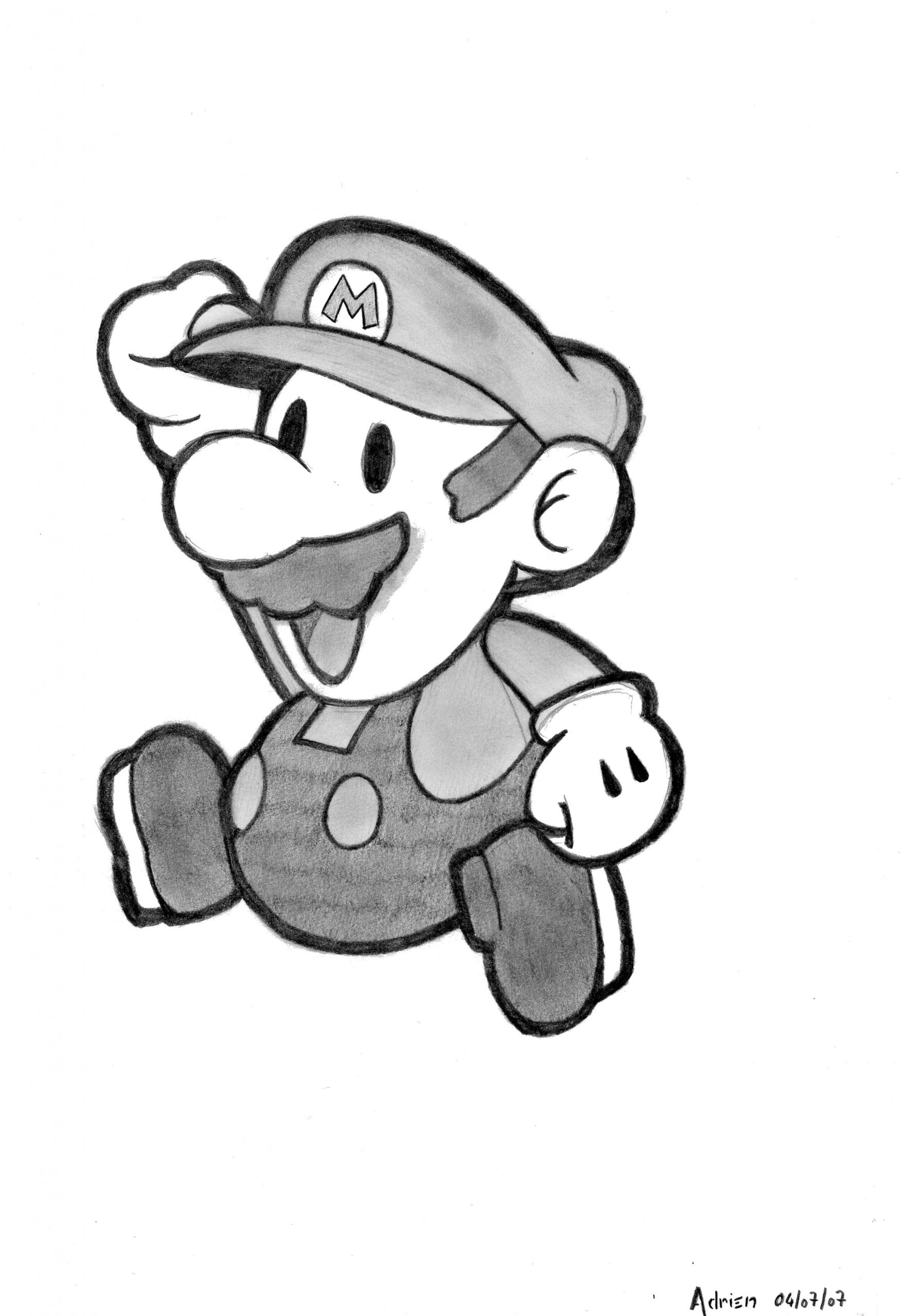 Super Mario Dessin - Dessin Et Coloriage intérieur Coloriage Dessin Mario