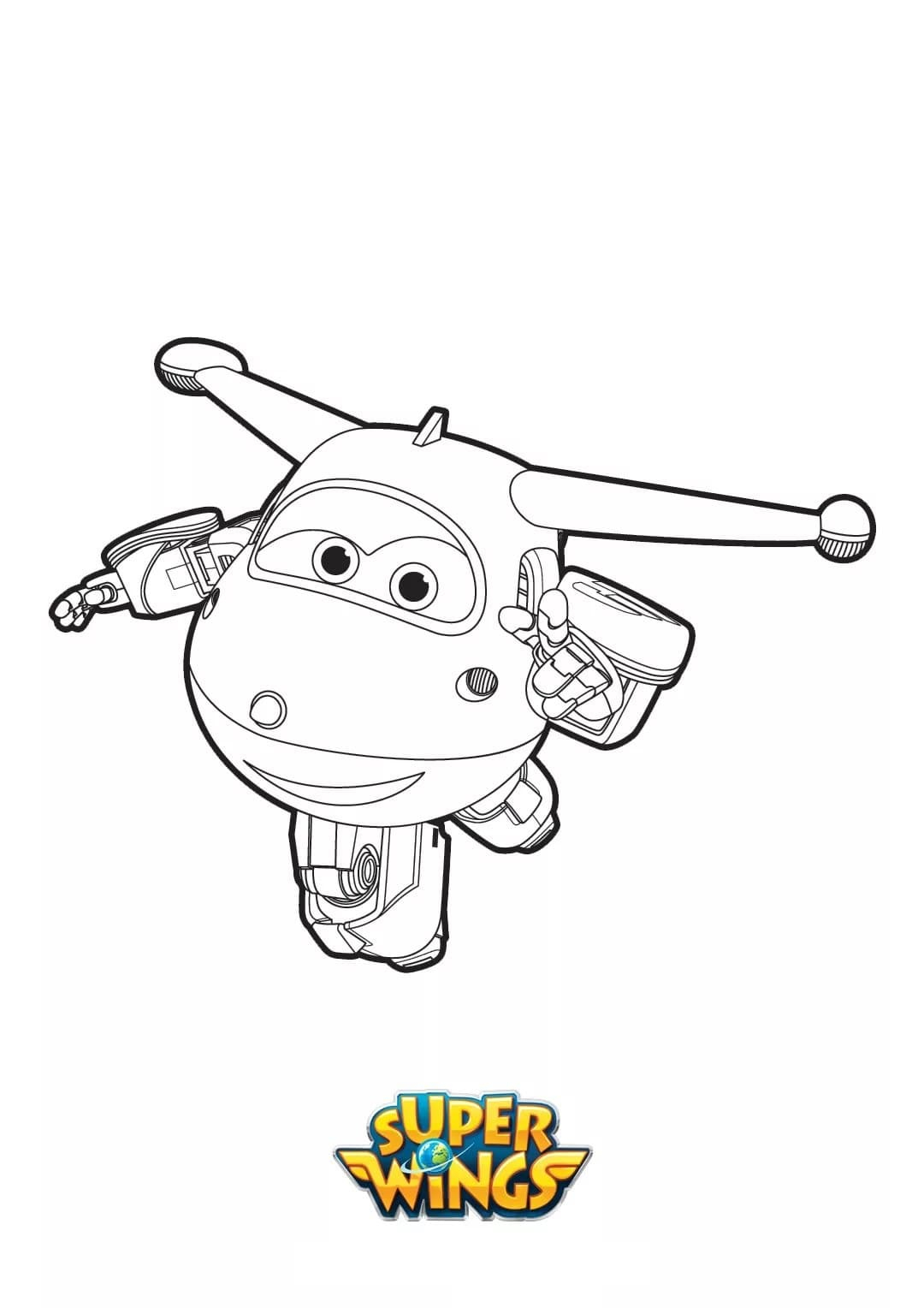 Super Wings Coloring Pages. 100 Best Images Free Printable encequiconcerne Dessin Animé Coloriage Super Wings