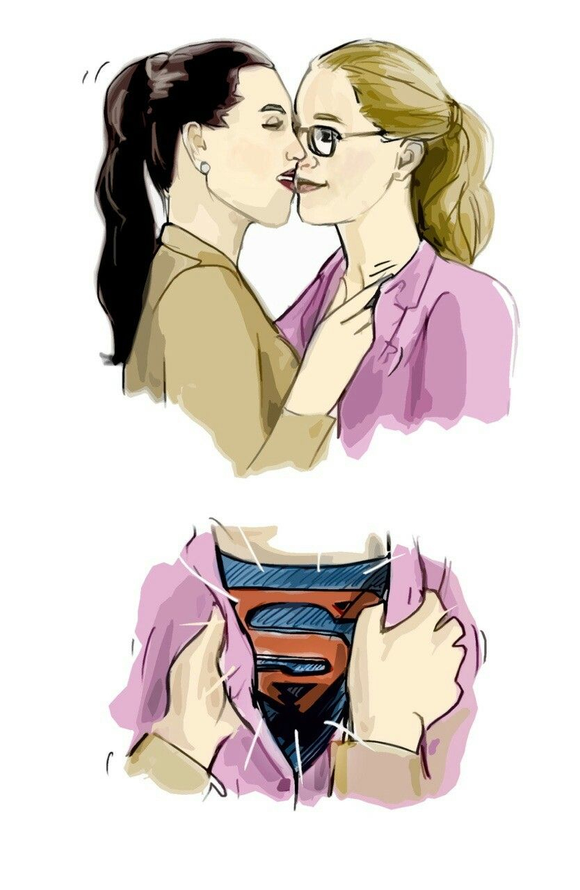 #Supercorp #Karlena #Supercorp Fanart Fonte Tumblr serapportantà Couple A 3 Dessin