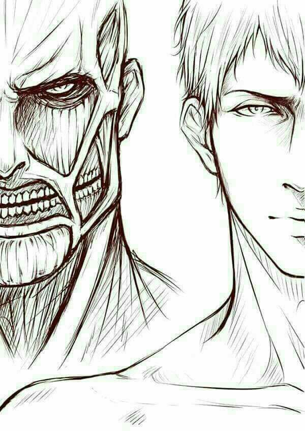 Tambien Amo Snk 4♡ | Dessin De Visages, Esquisse D&amp;#039;Animé tout Y En Dessin