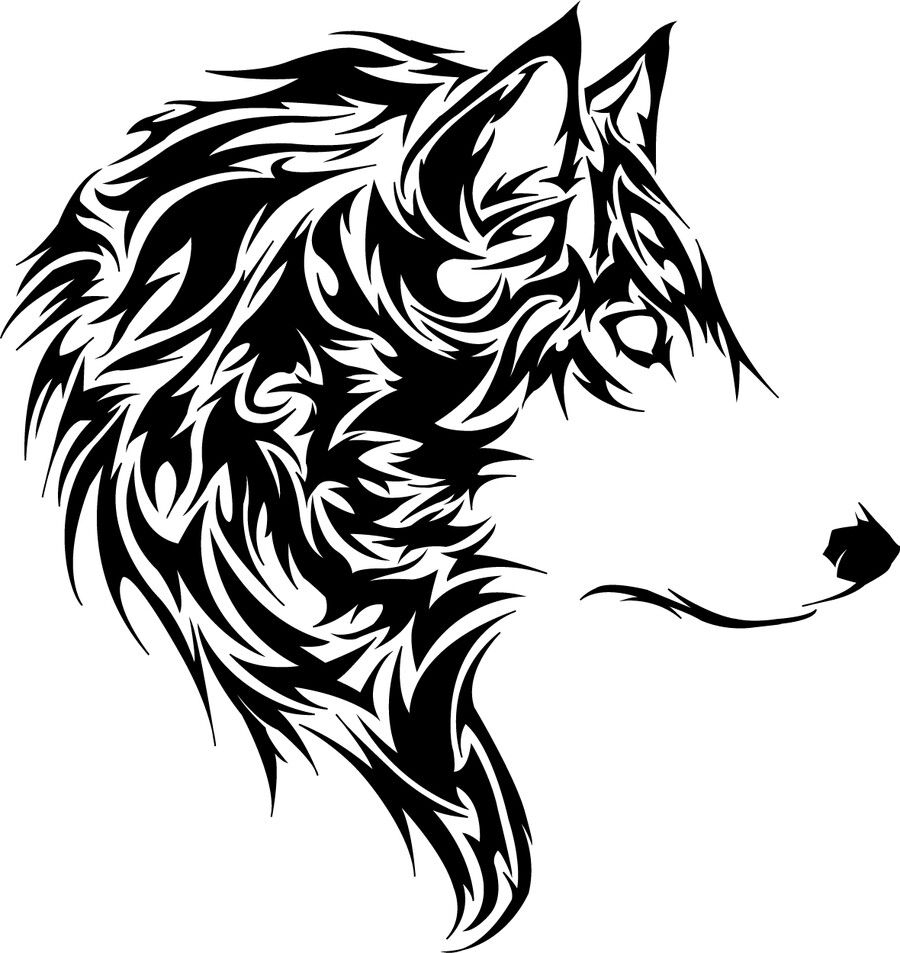 Tatoo Loup | Tribal Wolf Tattoo, Tribal Wolf, Tribal Tattoos avec Dessin Tribal