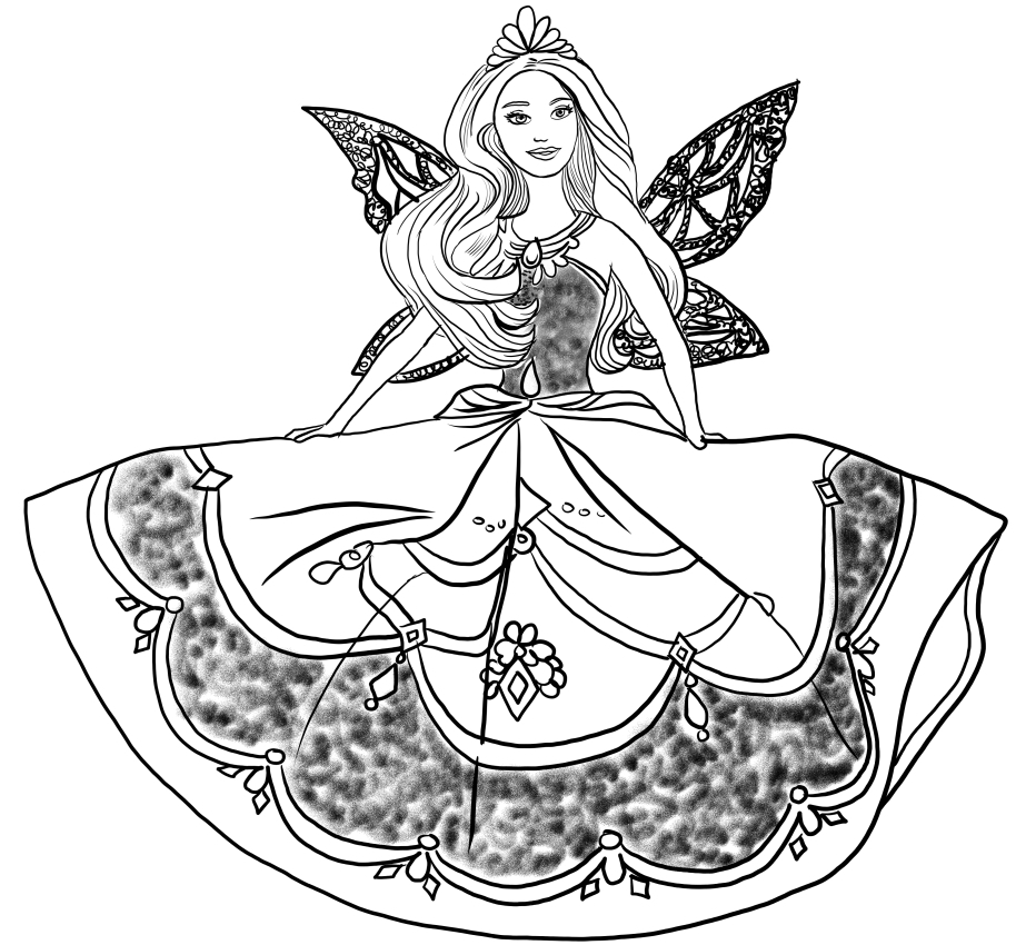 Télécharger Coloriage Barbie Princesse Pics serapportantà Coloriage De Princesse,