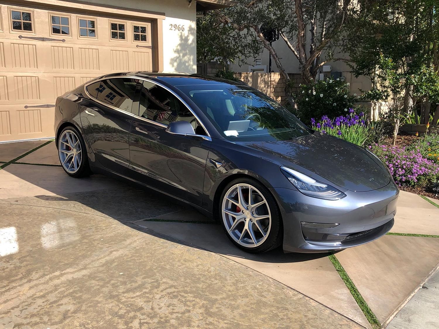 Tesla Model 3 Grey Avant Garde M580 | Wheel Front dedans Tesla Model 3 Dessin