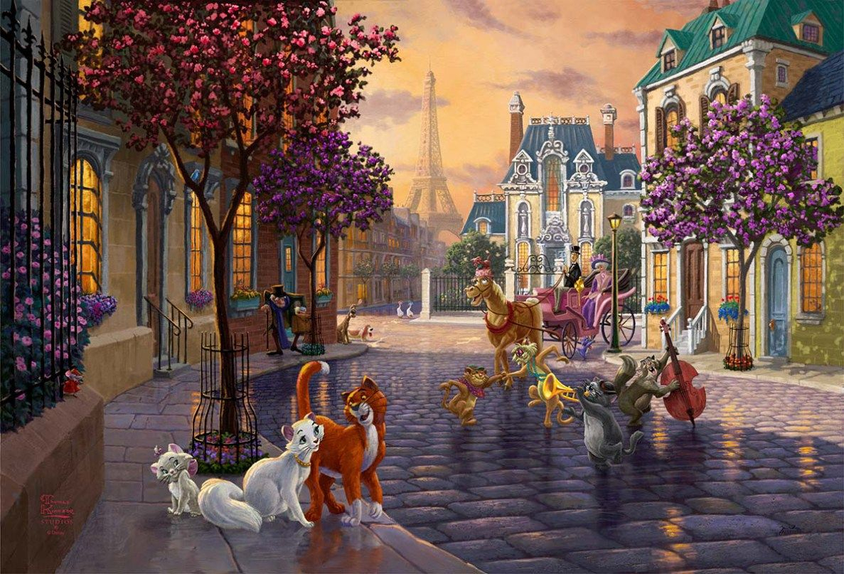 The Aristocats | Les Aristochats, Image Feerique, Dessins pour Coloriage Thomas Kinkade,