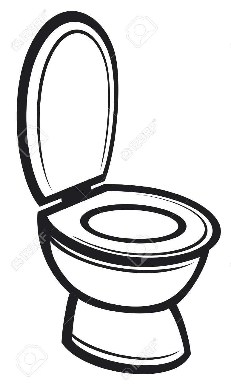 Toilet Bowl Drawing At Getdrawings | Free Download avec Dessin Wc