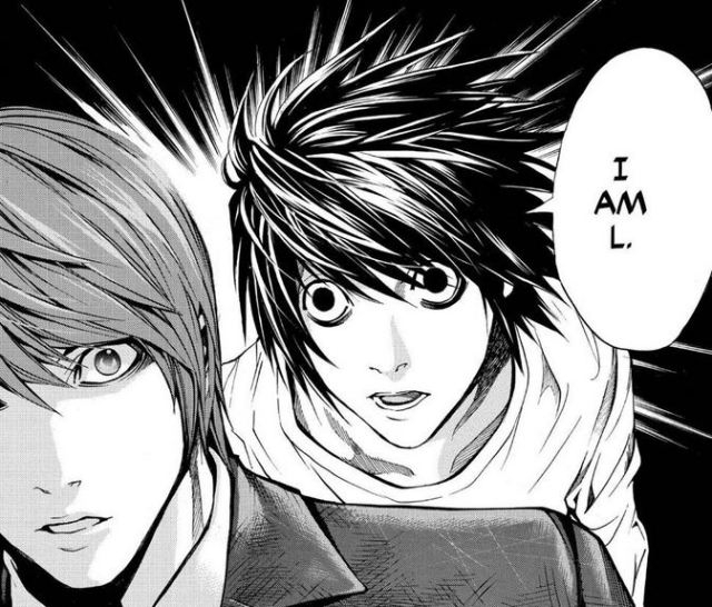 Top 5 Death Note Manga Panels :3 dedans L Dessin Death Note