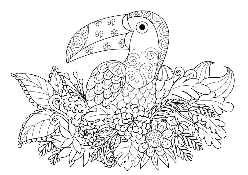 Toucan Coloriage - Coloriages Animaux Du Monde - Les concernant Coloriage Dessin Toucan