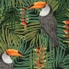 Toucan Green | Jungle Art, Bird Wallpaper, Tropical Wallpaper pour Dessin Jungle