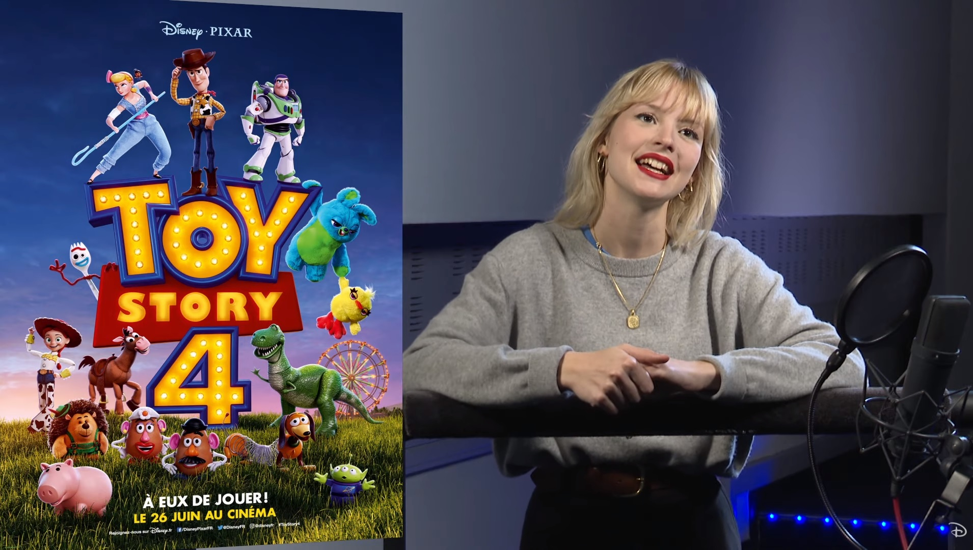 Toy Story 4 : La Chanteuse Angèle Donne Sa Voix À La à Coloriage Moha K