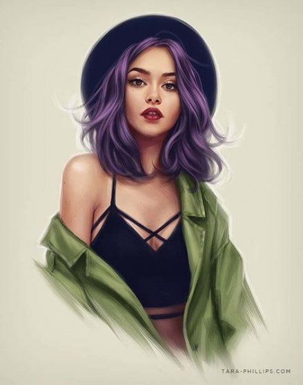 Trendy Landscape Diy Art Ideas | Digital Art Girl, Girls serapportantà Dessin Fille,