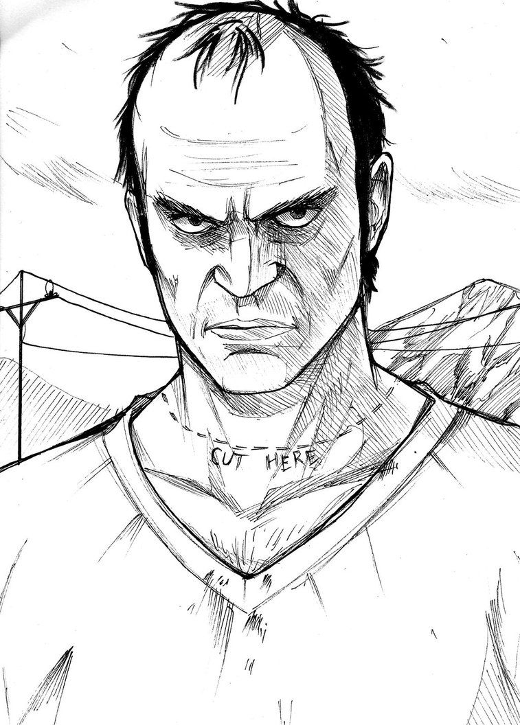 Trevor Phillips By Thefresco On Deviantart | Grand Theft dedans Gta 5 Dessin