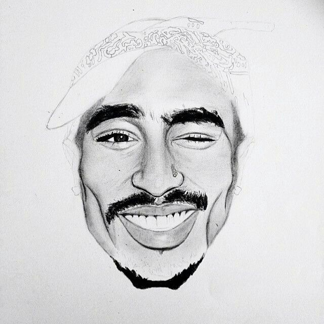 Tupac Shakur #Art | Tupac Art, Tupac, Smart Art intérieur Dessin 2Pac