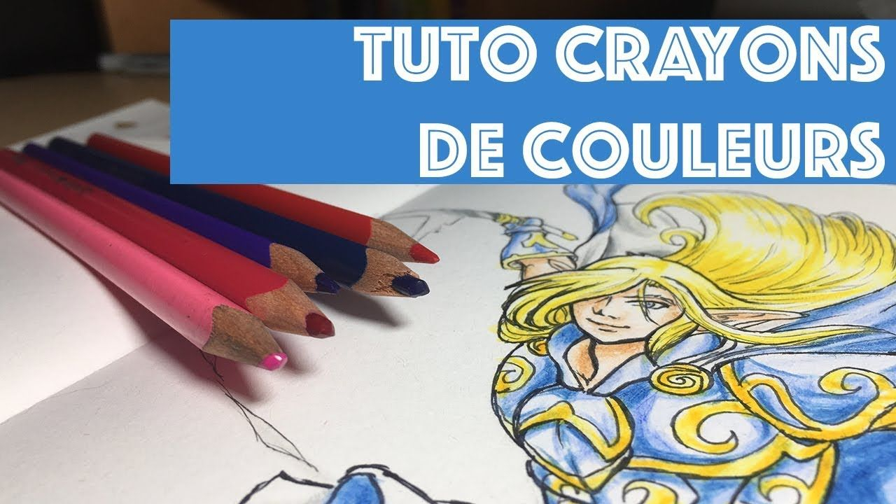 Tuto//Comment Bien Colorier Aux Crayons De Couleurs tout Coloriage Dégradé Crayons De Couleur