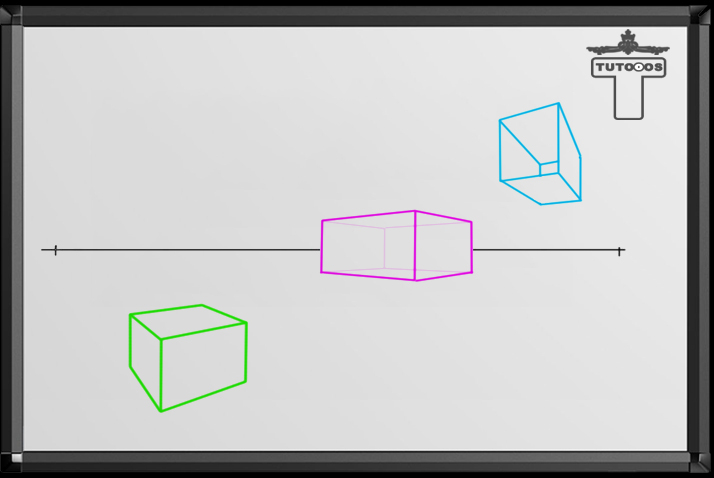 Tutooos Photoshop: La Perspective À 2 Deux Points De Fuite tout Dessin 2 Point De Fuite Facile,