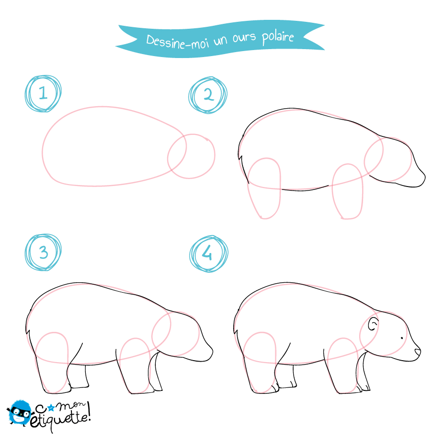 Tutoriel Animaux Pôle Nord Dessin | Polar Bear Drawing serapportantà A Dessiner Animaux