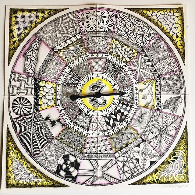 Un Répertoire De Motifs Zentangle®️ À Faire Soi-Même dedans Coloriage A Faire Soi Meme,