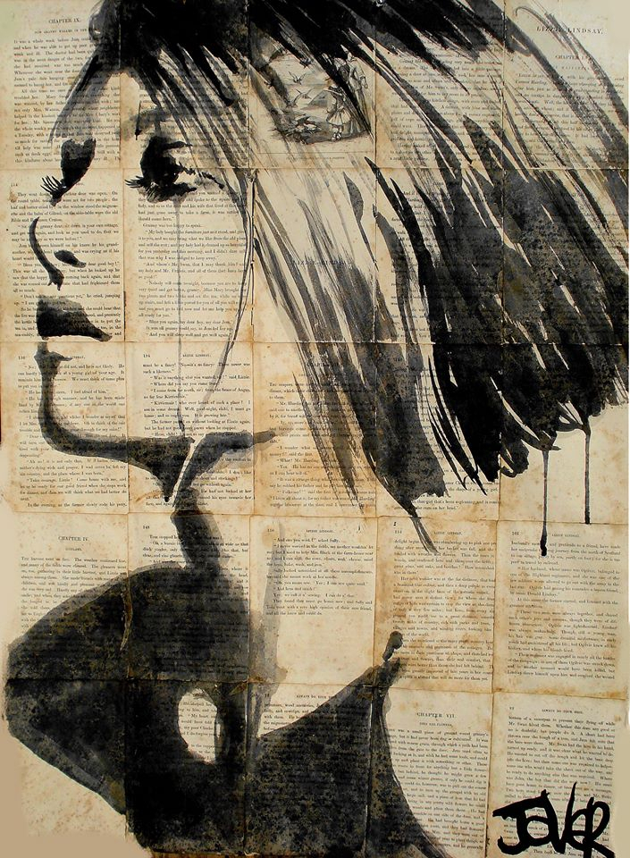 Urba // Actu: Portrait À L'Encre Par Loui Jover - Peinture avec Dessins À L&amp;#039;Encre