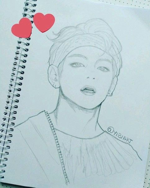 V Fanart | Dessin Adorable, Dessin De Visages, Dessins Faciles pour V Dessin