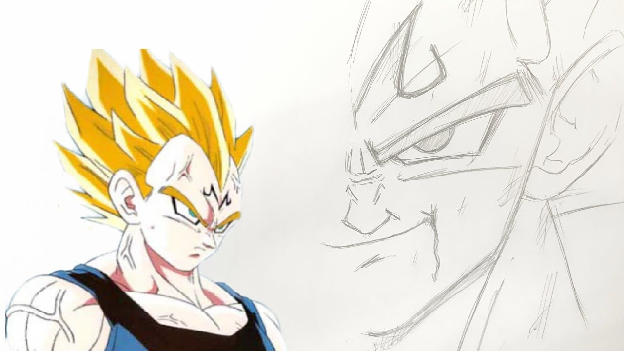 Vegeta Dessin Facile - Gamboahinestrosa avec Coloriage Dessin Vegeta