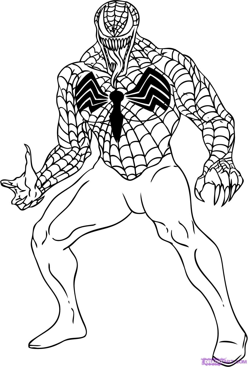 Venom Coloring Pages | Spiderman Coloring, Spiderman à Dessin 3 Spiderman,