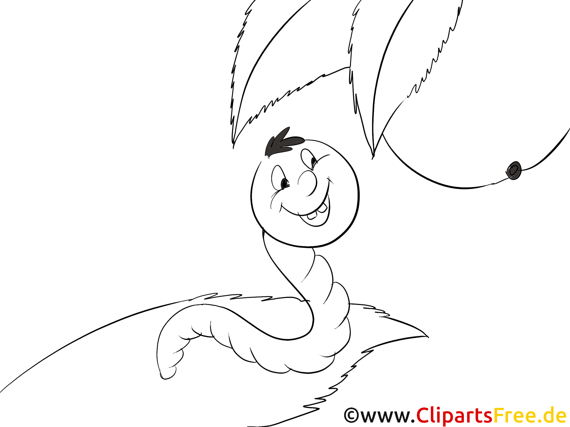 Ver Image - Coloriage Insects Illustration - Insectes à Coloriage Ver