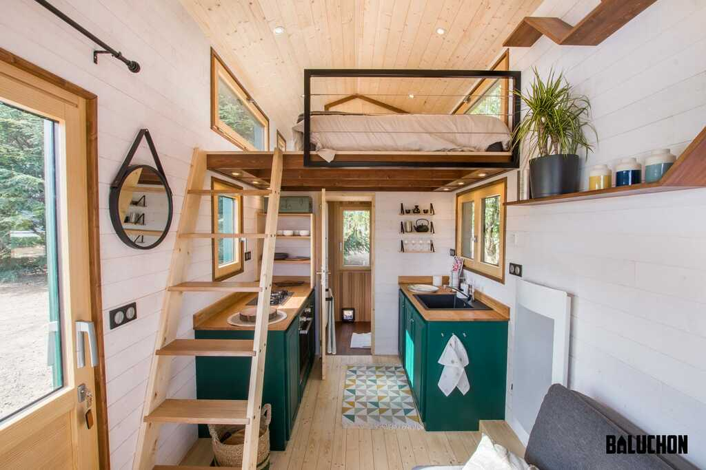 Visite De L'Intérieur D'Une Tiny House : La Mini-Maison De encequiconcerne Dessiner L'Intérieur D'Une Maison,