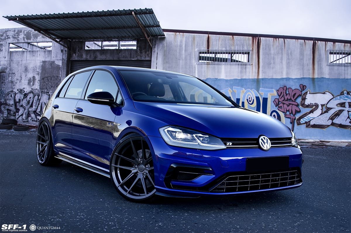 Volkswagen Golf R 7 Blue Quantum44 Sff-1 | Wheel Front à Golf 7 R Dessin